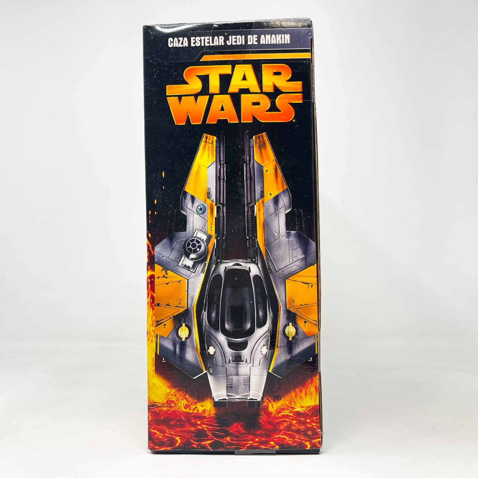 Vintage Hasbro Star Wars Mid Ships Anakin Skywalker Jedi Starfighter (2005) - Revenge of the Sith - Sealed