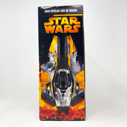 Vintage Hasbro Star Wars Mid Ships Anakin Skywalker Jedi Starfighter (2005) - Revenge of the Sith - Sealed