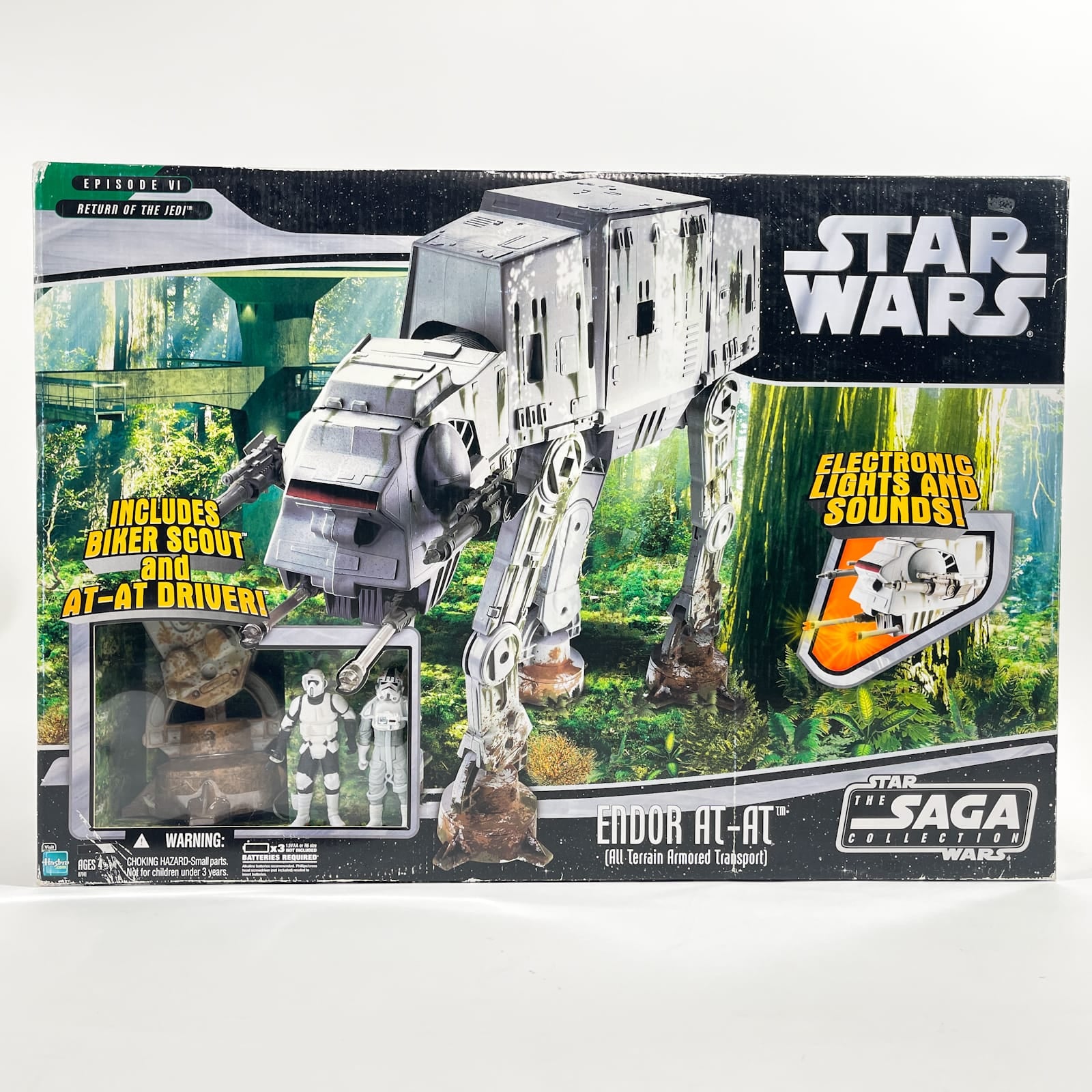Vintage Hasbro Star Wars Mid Ships AT-AT (Endor) - Hasbro Saga Collection MISB