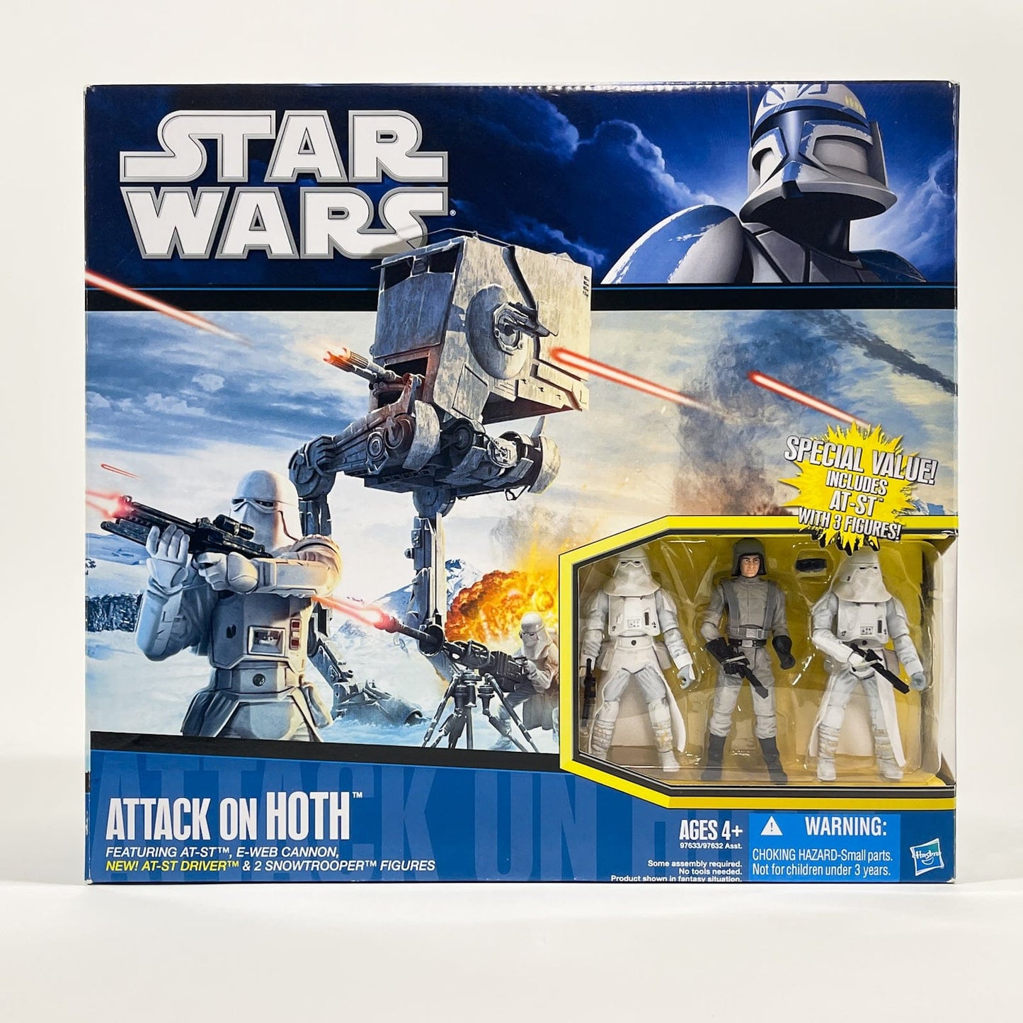 Vintage Hasbro Star Wars Mid Ships Attack on Hoth Playset - Hasbro Clone Wars (2010)