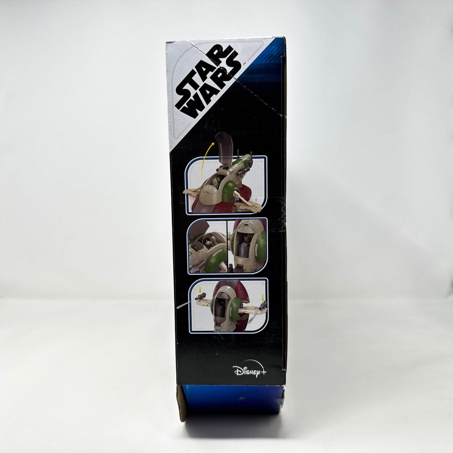 Vintage Hasbro Star Wars Mid Ships Boba Fett with Firespray Ship - BOBF (2022) - Hasbro Mission Fleet 2.5" Scale Star Wars Vehicle - MISB