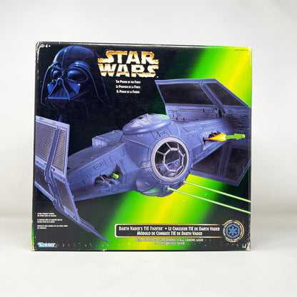 Vintage Hasbro Star Wars Mid Ships Darth Vader's TIE Fighter - Power of the Force 1997 - Kenner Star Wars Vehicle - MIOP