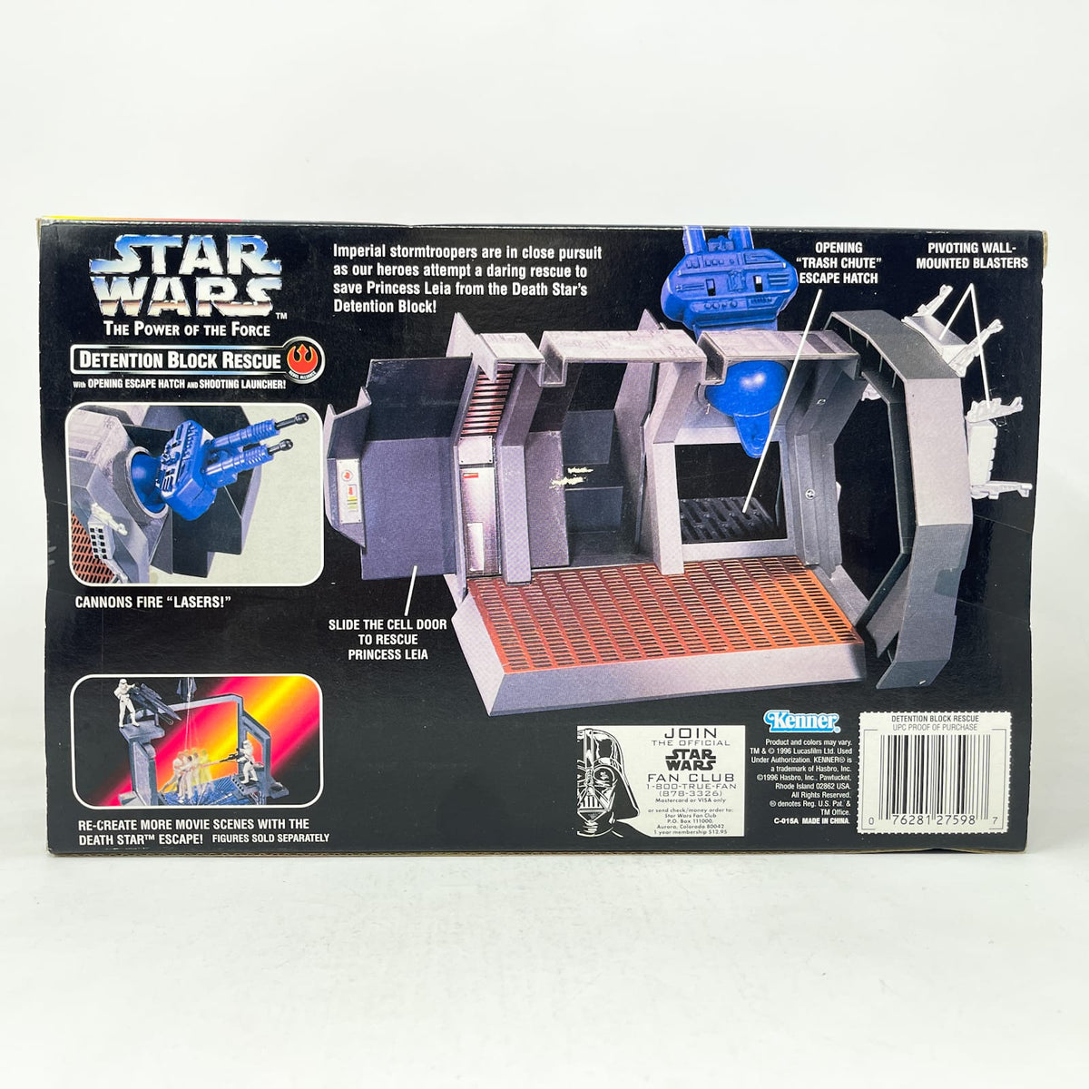 Vintage Hasbro Star Wars Mid Ships Detention Block Rescue - Hasbro Power of the Force 2 (POTF2 1996)