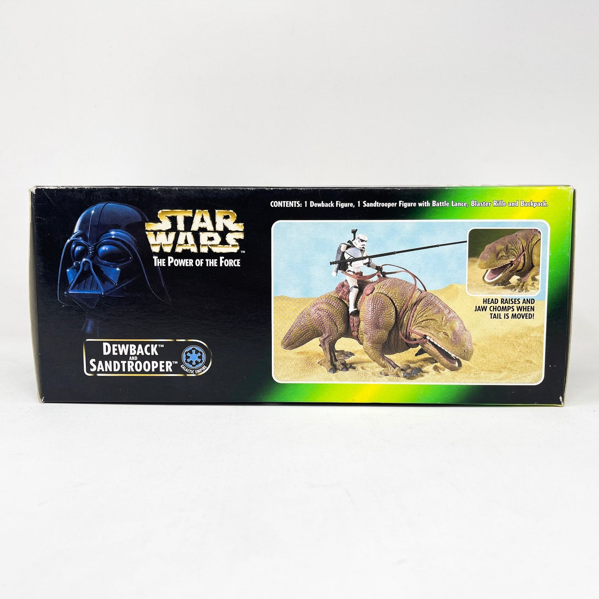 Vintage Hasbro Star Wars Mid Ships Dewback Sandtrooper  - Power of the Force 1997 - Kenner Star Wars Vehicle - MISB