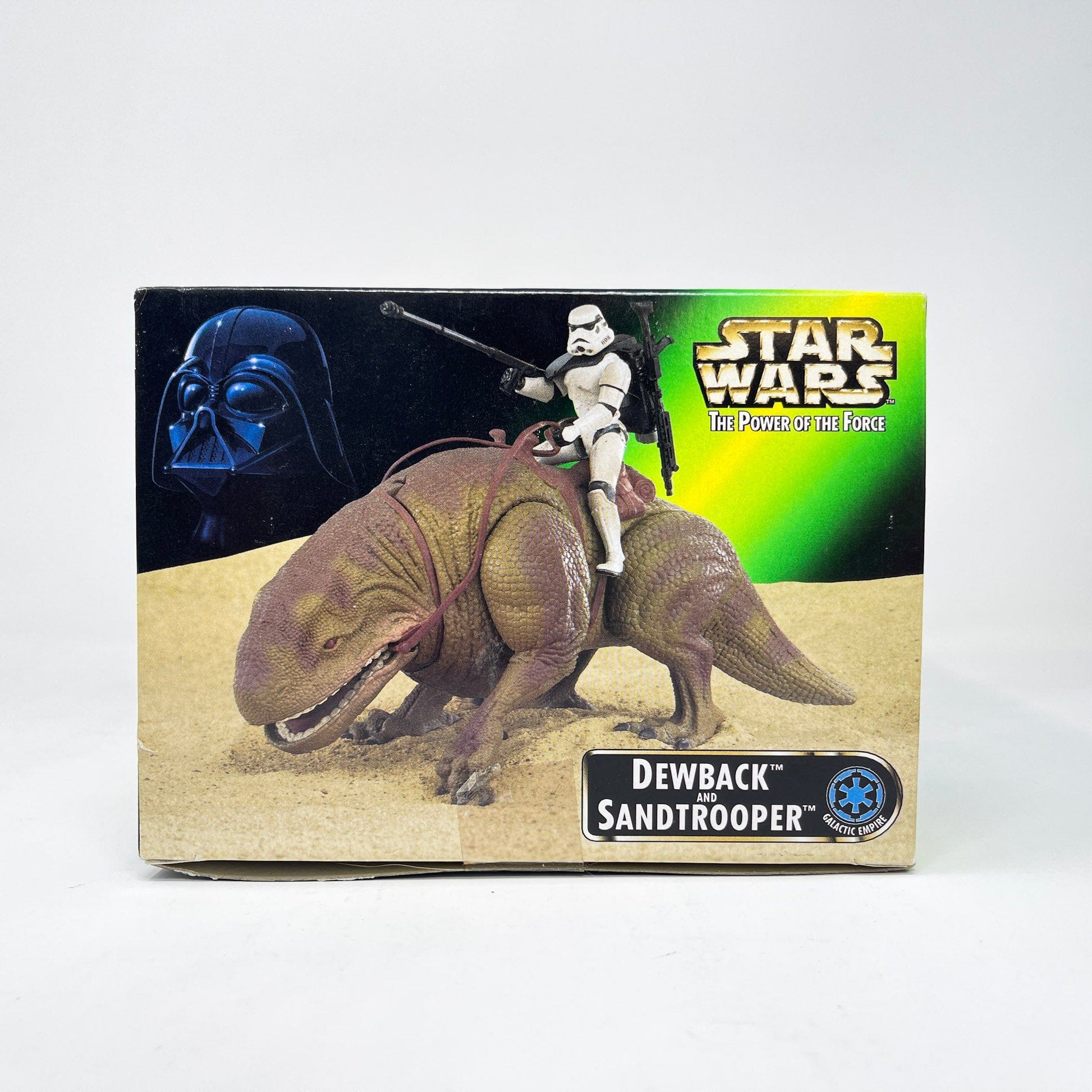 Vintage Hasbro Star Wars Mid Ships Dewback Sandtrooper  - Power of the Force 1997 - Kenner Star Wars Vehicle - MISB