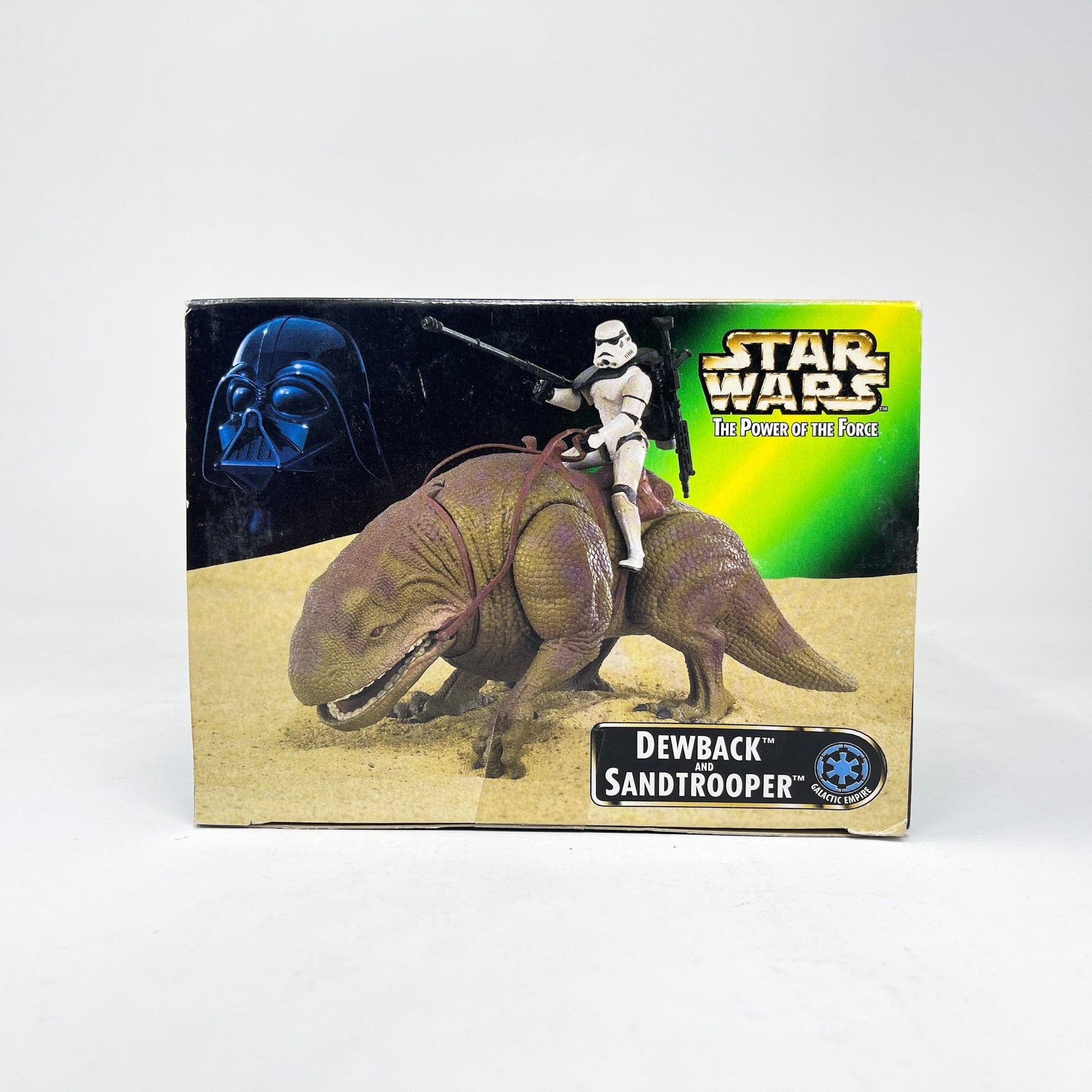 Vintage Hasbro Star Wars Mid Ships Dewback Sandtrooper  - Power of the Force 1997 - Kenner Star Wars Vehicle - MISB
