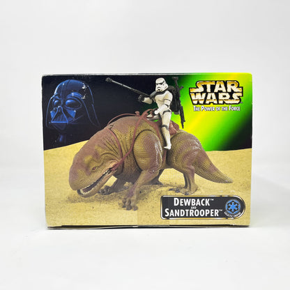 Vintage Hasbro Star Wars Mid Ships Dewback with Sandtrooper  - Power of the Force 1997 - Hasbro Kenner Star Wars (1997)