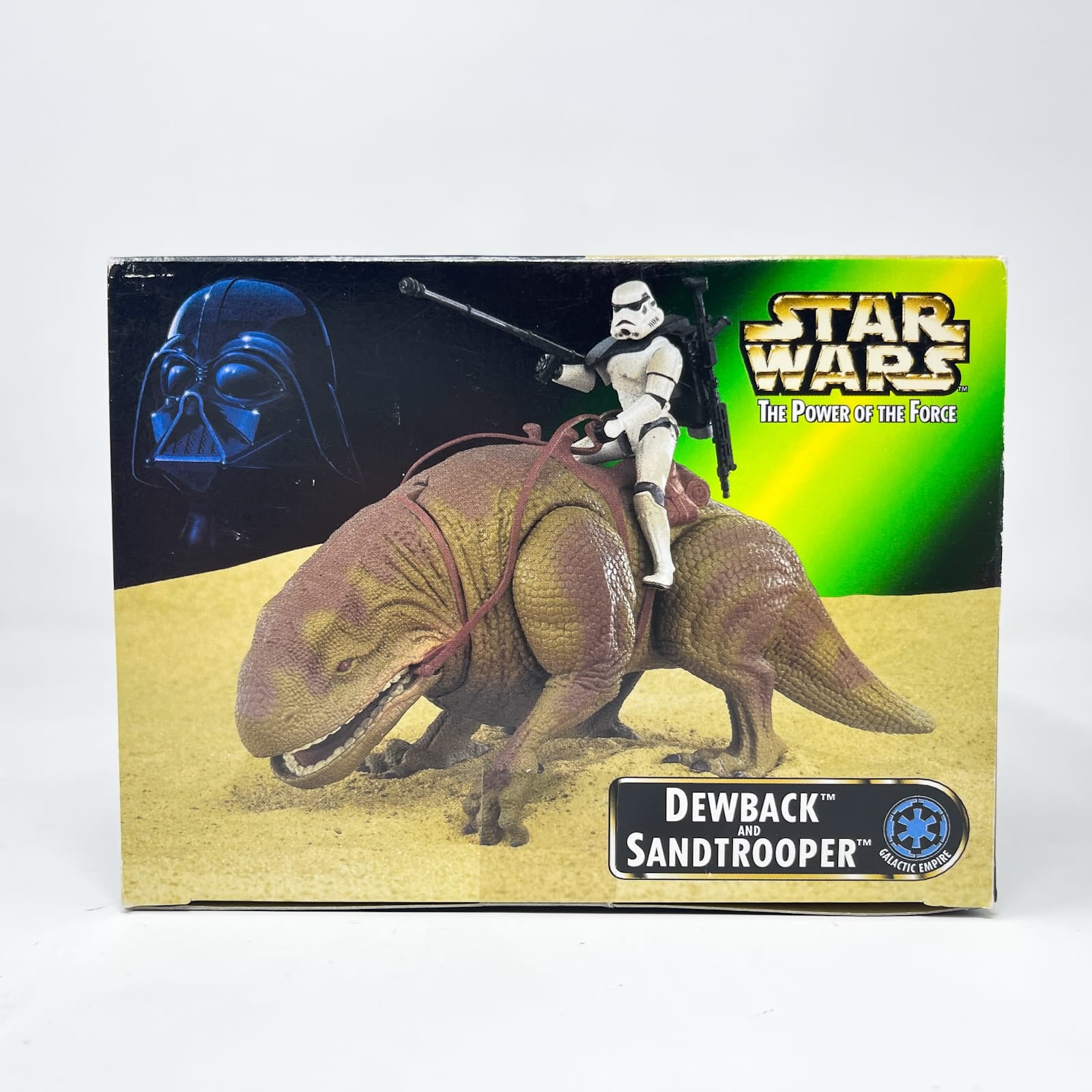Vintage Hasbro Star Wars Mid Ships Dewback with Sandtrooper  - Power of the Force 1997 - Hasbro Kenner Star Wars (1997)