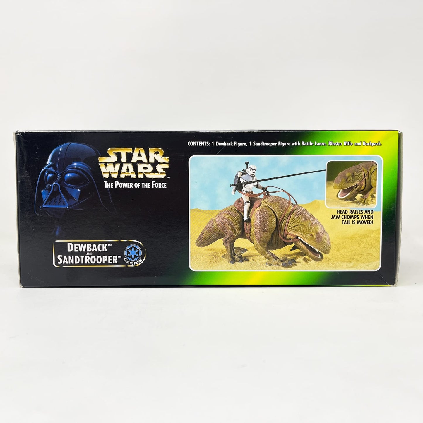 Vintage Hasbro Star Wars Mid Ships Dewback with Sandtrooper  - Power of the Force 1997 - Hasbro Kenner Star Wars (1997)
