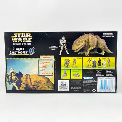 Vintage Hasbro Star Wars Mid Ships Dewback with Sandtrooper  - Power of the Force 1997 - Hasbro Kenner Star Wars (1997)