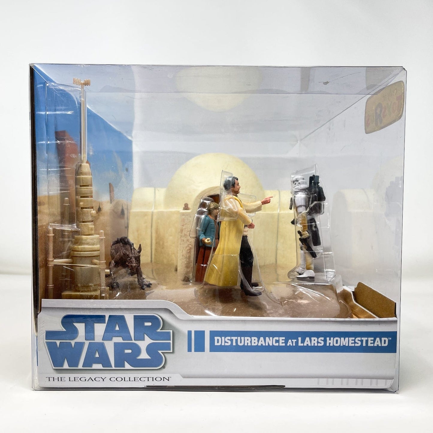 Vintage Hasbro Star Wars Mid Ships Disturbance at Lars Homestead Playset MISB (2009) - Hasbro Legacy Collection Star Wars