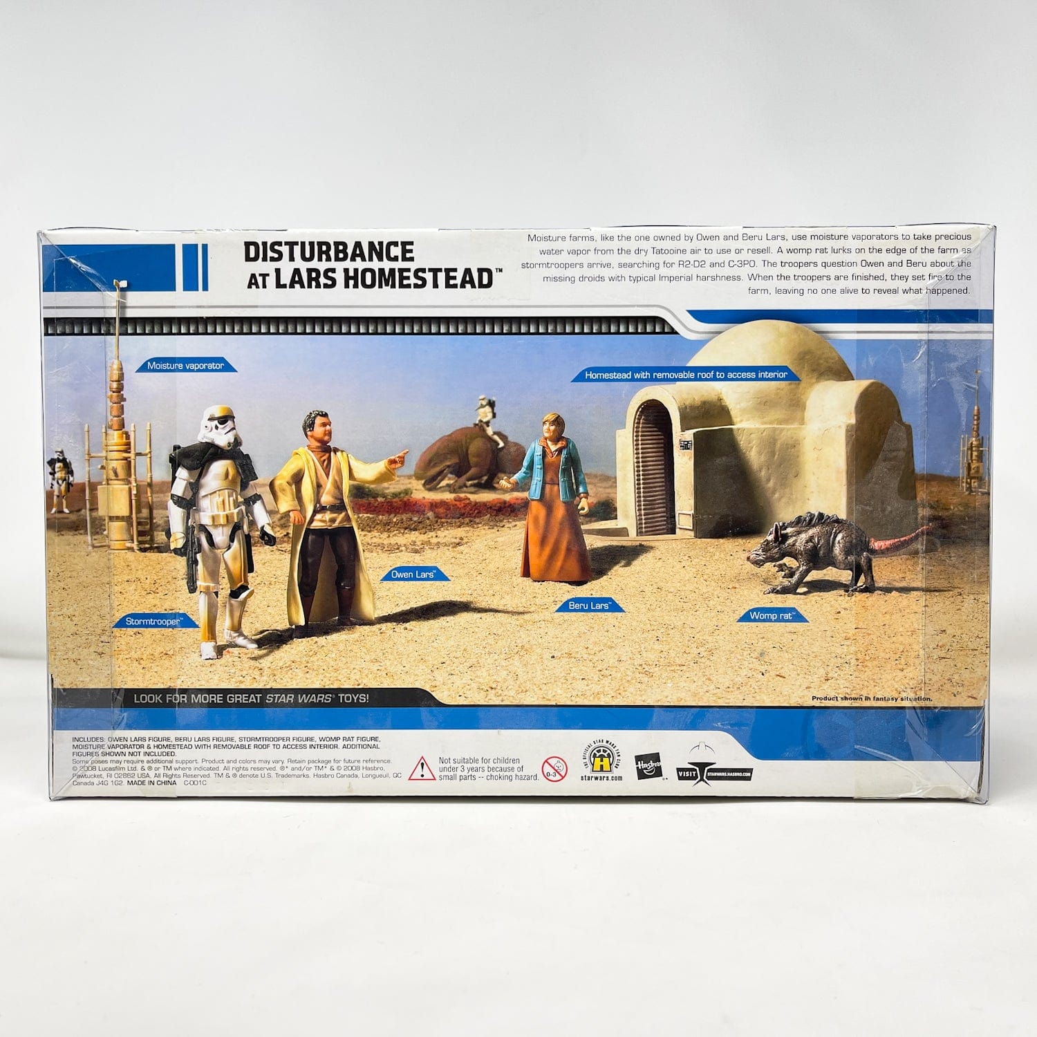 Vintage Hasbro Star Wars Mid Ships Disturbance at Lars Homestead Playset MISB (2009) - Hasbro Legacy Collection Star Wars