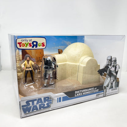 Vintage Hasbro Star Wars Mid Ships Disturbance at Lars Homestead Playset MISB (2009) - Hasbro Legacy Collection Star Wars