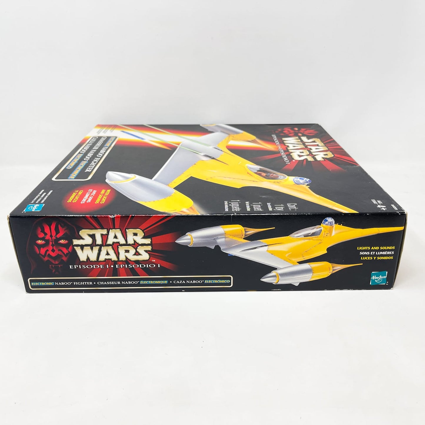 Vintage Hasbro Star Wars Mid Ships Electronic Naboo N-1 Starfighter - Hasbro The Phantom Menace (1999)
