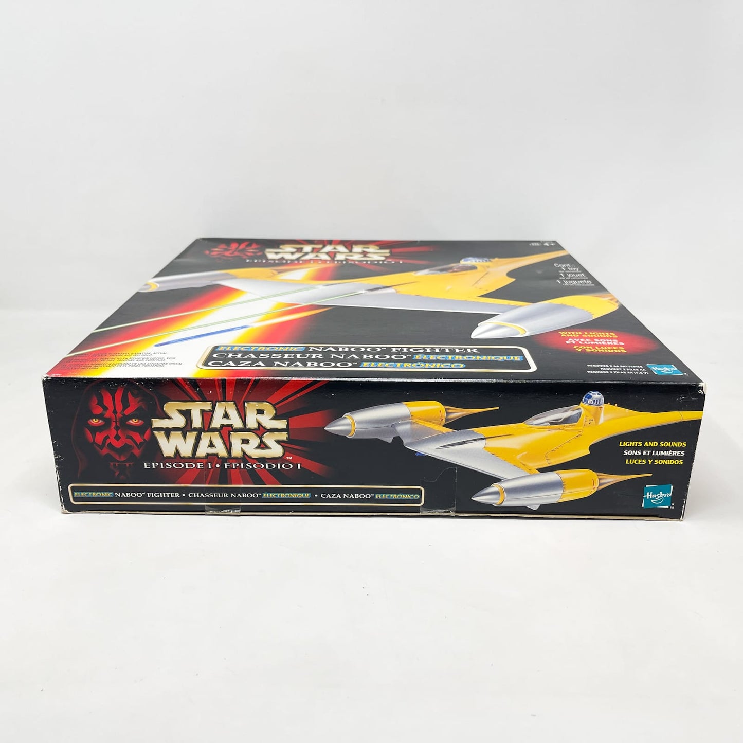 Vintage Hasbro Star Wars Mid Ships Electronic Naboo N-1 Starfighter - Hasbro The Phantom Menace (1999)