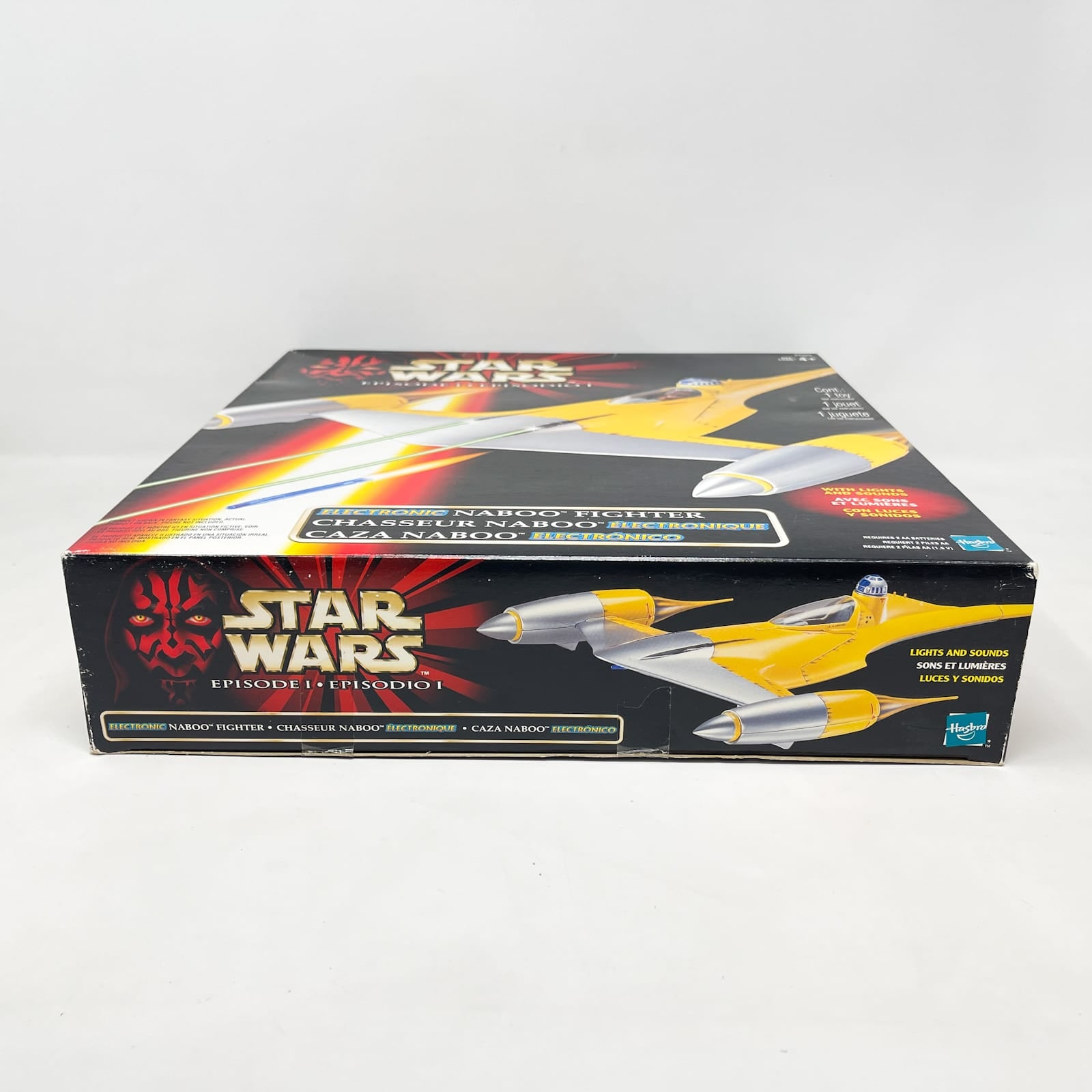 Vintage Hasbro Star Wars Mid Ships Electronic Naboo N-1 Starfighter - Hasbro The Phantom Menace (1999)