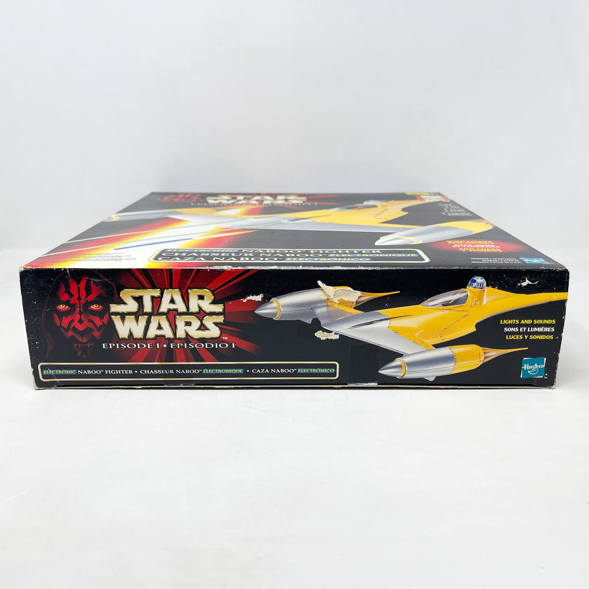 Vintage Hasbro Star Wars Mid Ships Electronic Naboo N-1 Starfighter - Hasbro The Phantom Menace (1999)