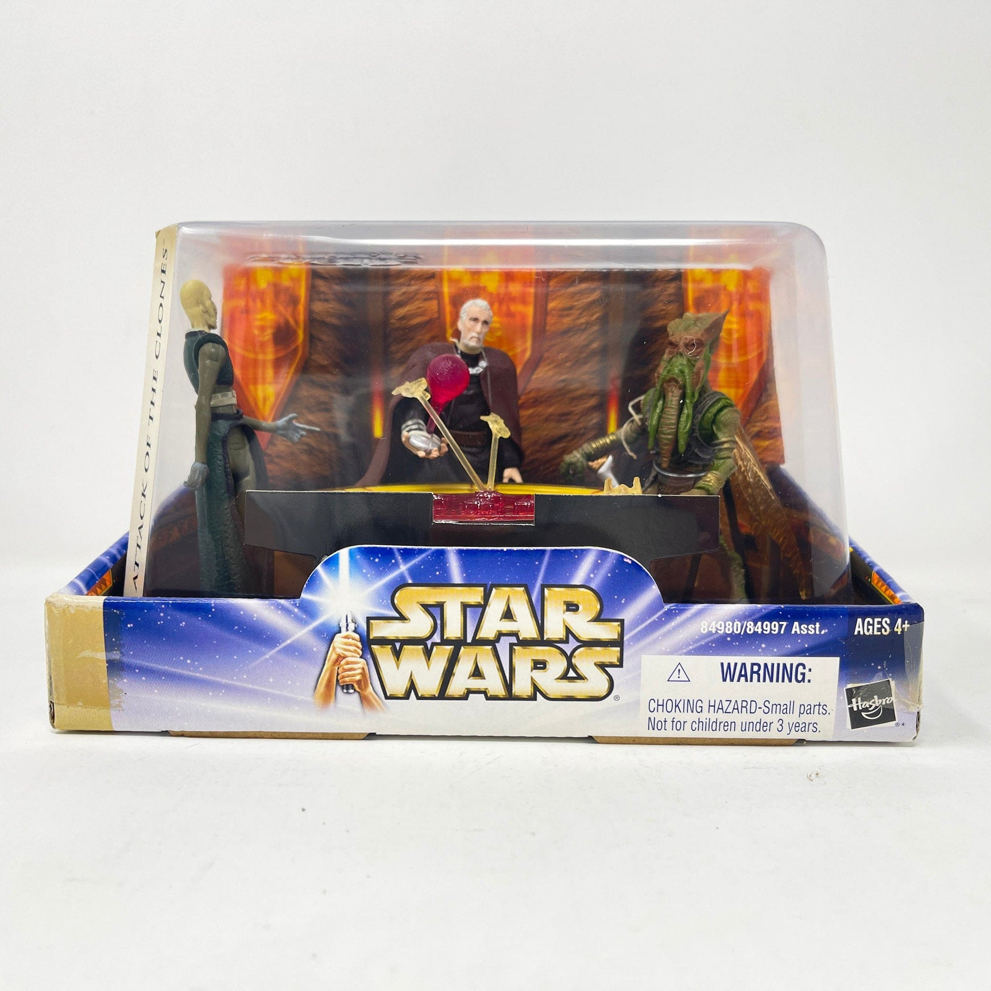 Vintage Hasbro Star Wars Mid Ships Geonosian War Room 1 of 2 (2003) AOTC - Hasbro Saga Collection Action Figure Diorama Set