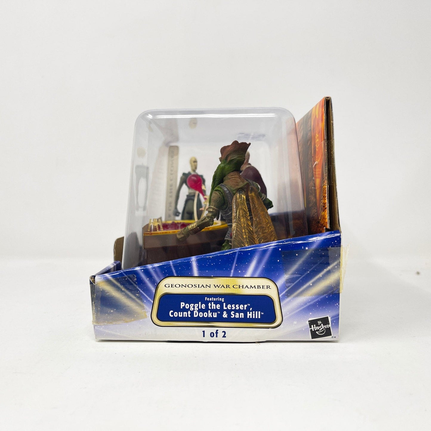 Vintage Hasbro Star Wars Mid Ships Geonosian War Room 1 of 2 (2003) AOTC - Hasbro Saga Collection Action Figure Diorama Set