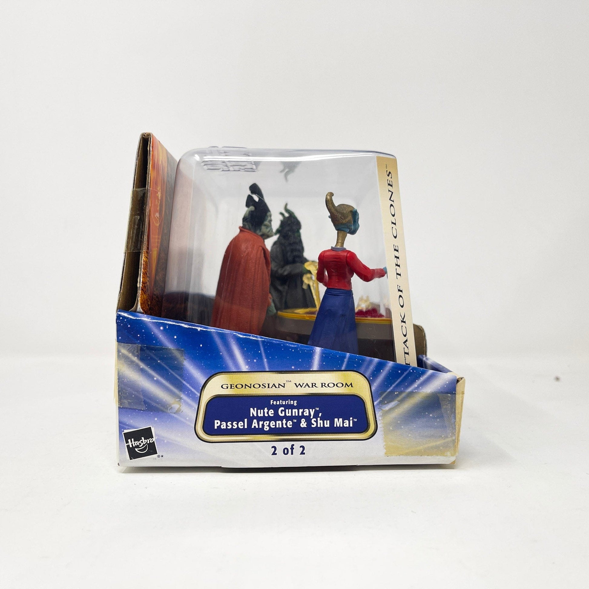 Vintage Hasbro Star Wars Mid Ships Geonosian War Room 2 of 2 (2003) AOTC - Hasbro Saga Collection Action Figure Diorama Set