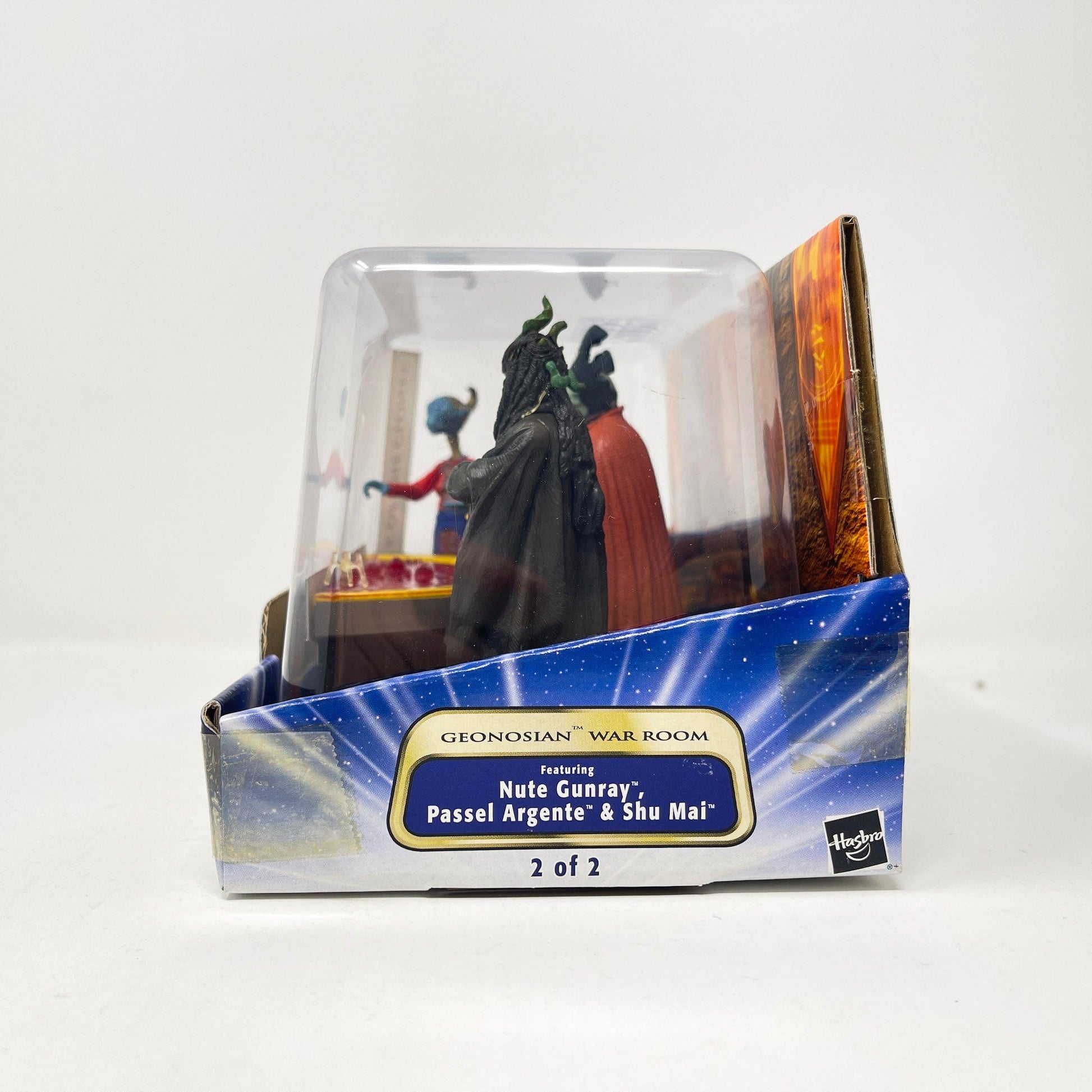 Vintage Hasbro Star Wars Mid Ships Geonosian War Room 2 of 2 (2003) AOTC - Hasbro Saga Collection Action Figure Diorama Set