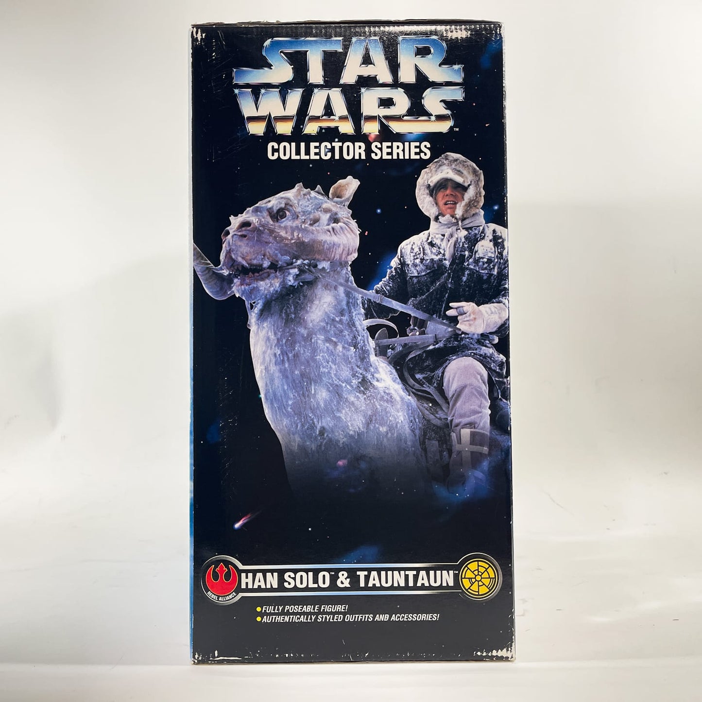 Vintage Hasbro Star Wars Mid Ships Han Solo on Tauntaun (1997) - Hasbro 12" Collector Series MIB