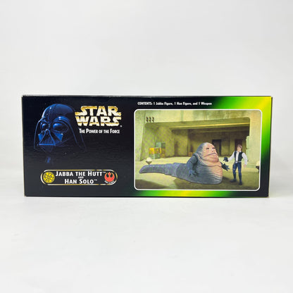 Vintage Hasbro Star Wars Mid Ships Jabba the Hutt w/ Han Solo - POTF2 Hasbro 1997 Star Was Sealed Box (1997)