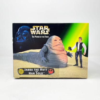 Vintage Hasbro Star Wars Mid Ships Jabba the Hutt w/ Han Solo - POTF2 Hasbro 1997 Star Was Sealed Box (1997)