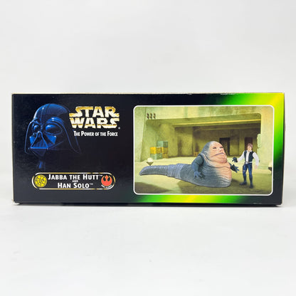 Vintage Hasbro Star Wars Mid Ships Jabba the Hutt w/ Han Solo - POTF2 Hasbro 1997 Star Was Sealed Box (1997)