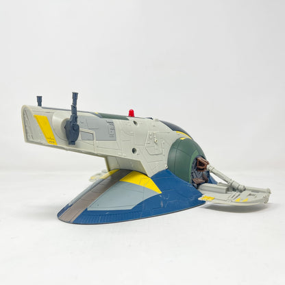 Vintage Hasbro Star Wars Mid Ships Jango Fett Slave 1 Ship - Hasbro Attack of the Clones (2013) - Open Box