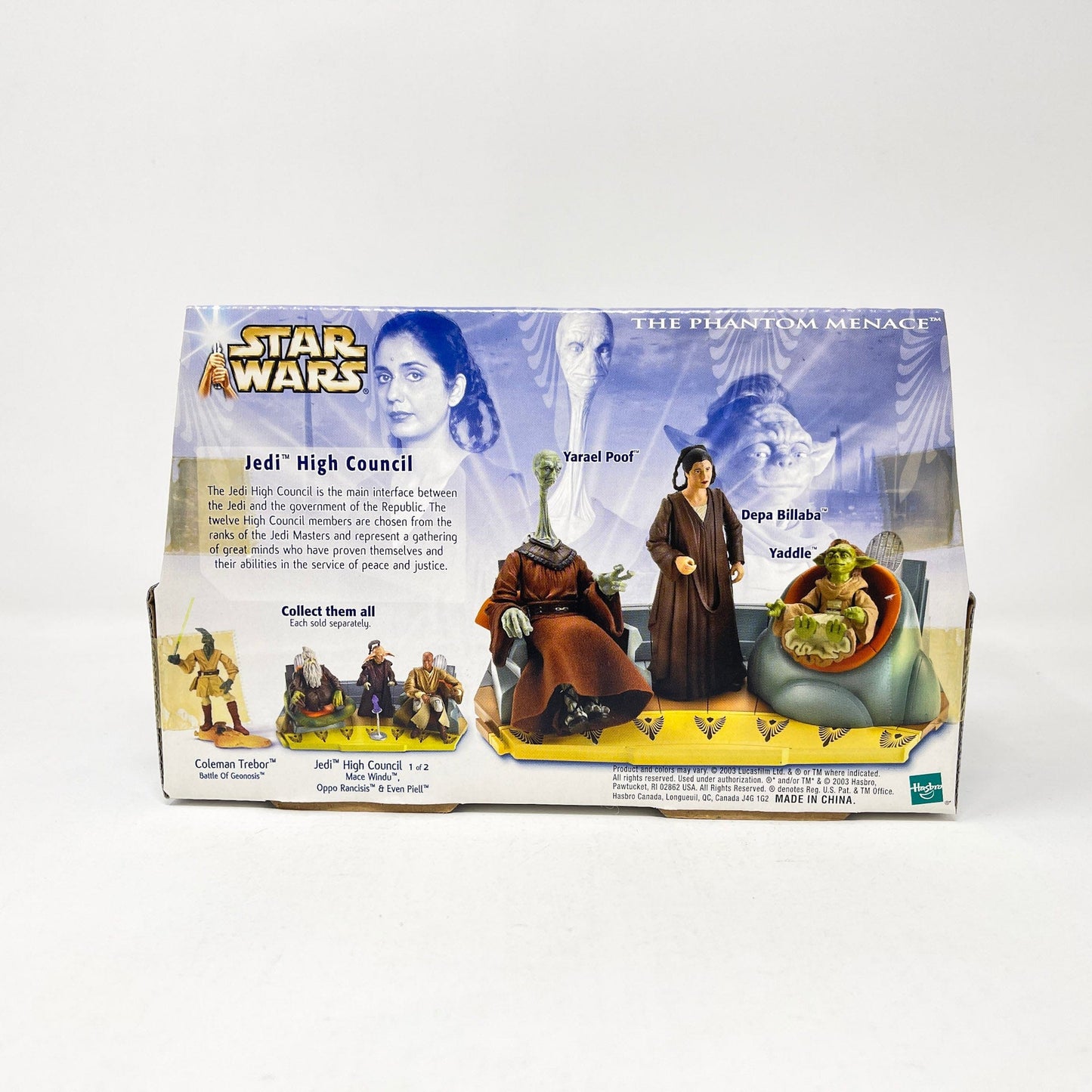 Vintage Hasbro Star Wars Mid Ships Jedi High Council (B) Scene 2 of 2 (2003) - Hasbro SAGA Collection Screen Scenes