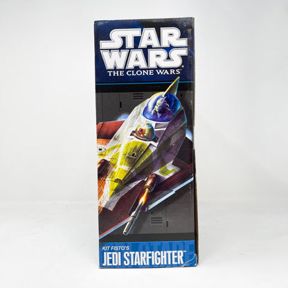 Vintage Hasbro Star Wars Mid Ships Kit Fistos Jedi Starfighter (2009) - 3.75" Hasbro The Clone Wars MISB