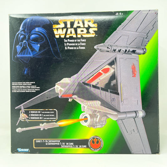Vintage Hasbro Star Wars Mid Ships Luke's T-16 Skyhopper - Hasbro Power of the Force 2 (POTF2 1996)