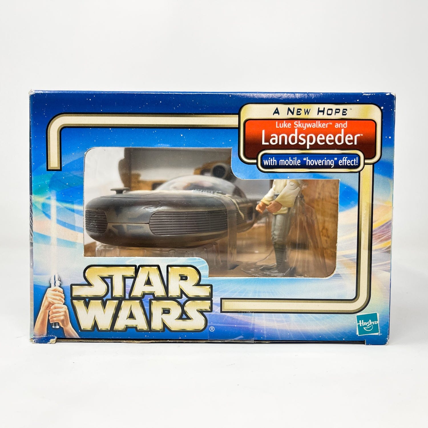 Vintage Hasbro Star Wars Mid Ships Luke Skywalker & Landspeeder – Hasbro Star Wars SAGA Series (2002)