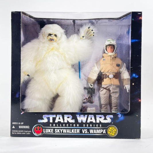 Vintage Hasbro Star Wars Mid Ships Luke Skywalker & Wampa (1997) - Hasbro 12" Collector Series MIB