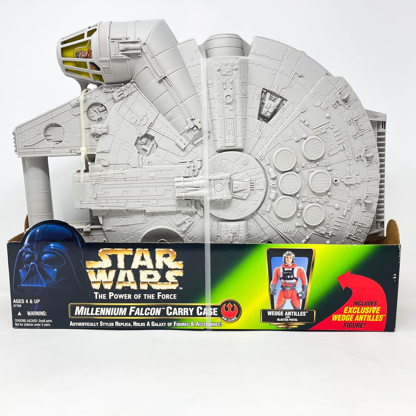 Vintage Hasbro Star Wars Mid Ships Millennium Falcon Carry Case (1997) - Hasbro Star Wars Power of the Force 2