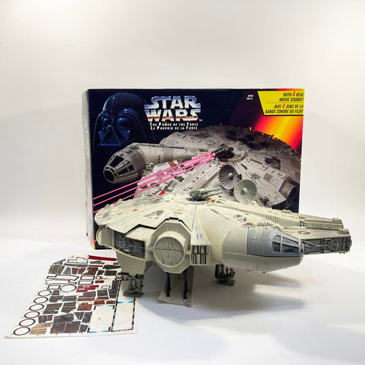 Vintage Hasbro Star Wars Mid Ships Millennium Falcon - Power of the Force 1995 - Kenner Star Wars Vehicle - MIOP