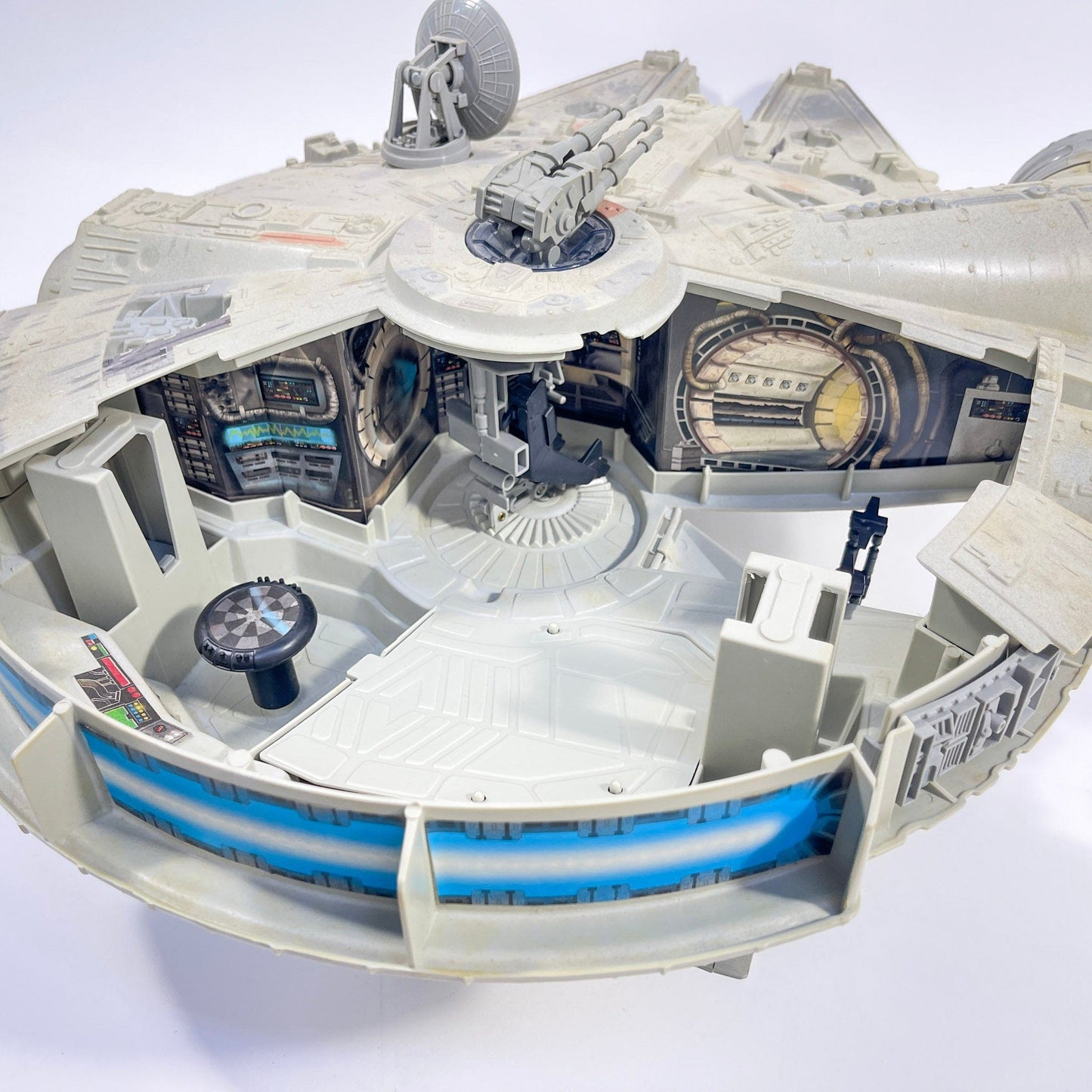 Vintage Hasbro Star Wars Mid Ships Millennium Falcon - Power of the Force 1995 - Kenner Star Wars Vehicle - MIOP