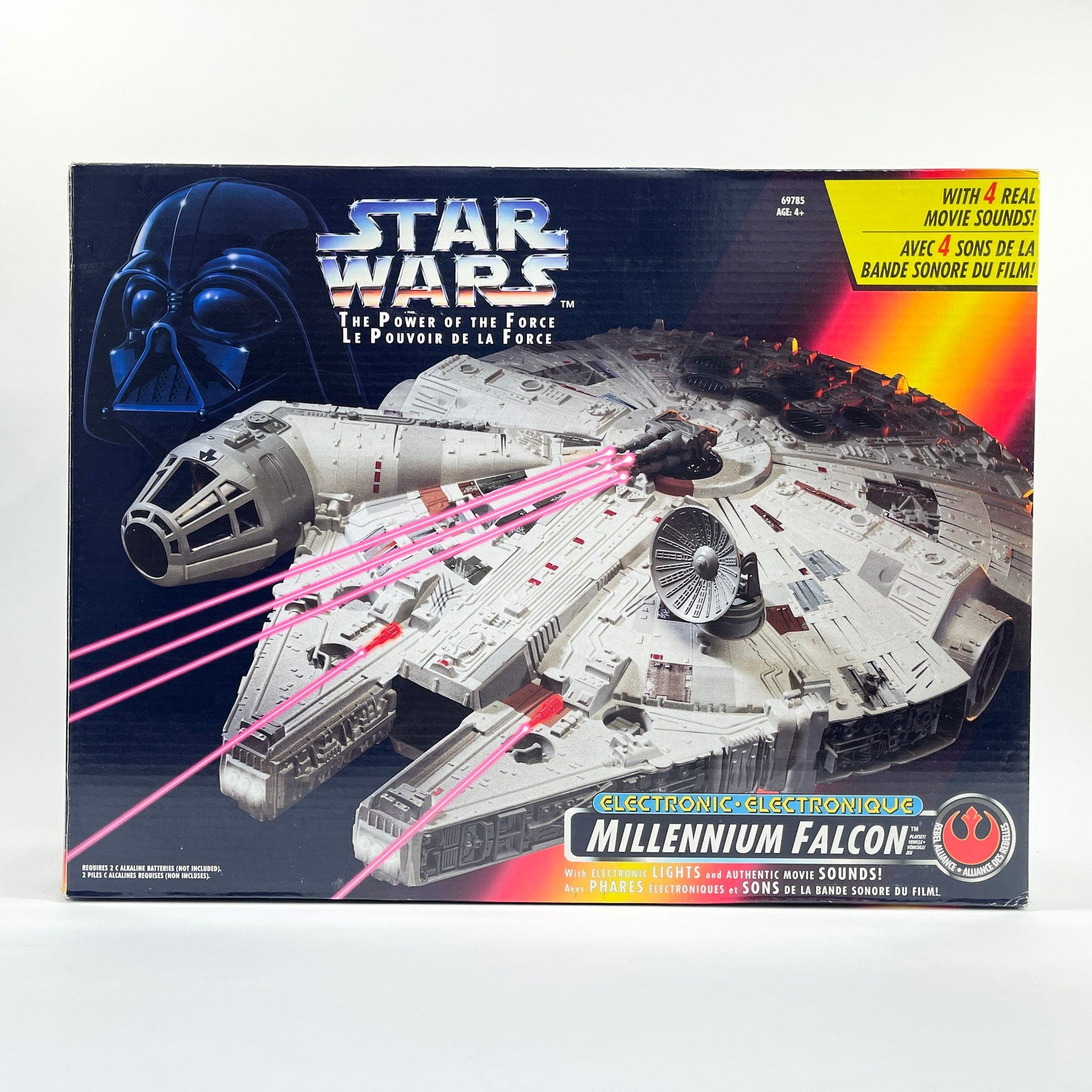 Vintage Hasbro Star Wars Mid Ships Millennium Falcon - Power of the Force 1995 - Kenner Star Wars Vehicle - MIOP