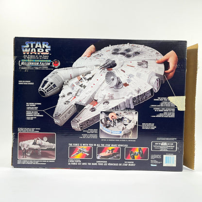Vintage Hasbro Star Wars Mid Ships Millennium Falcon - Power of the Force 1995 - Kenner Star Wars Vehicle - MIOP