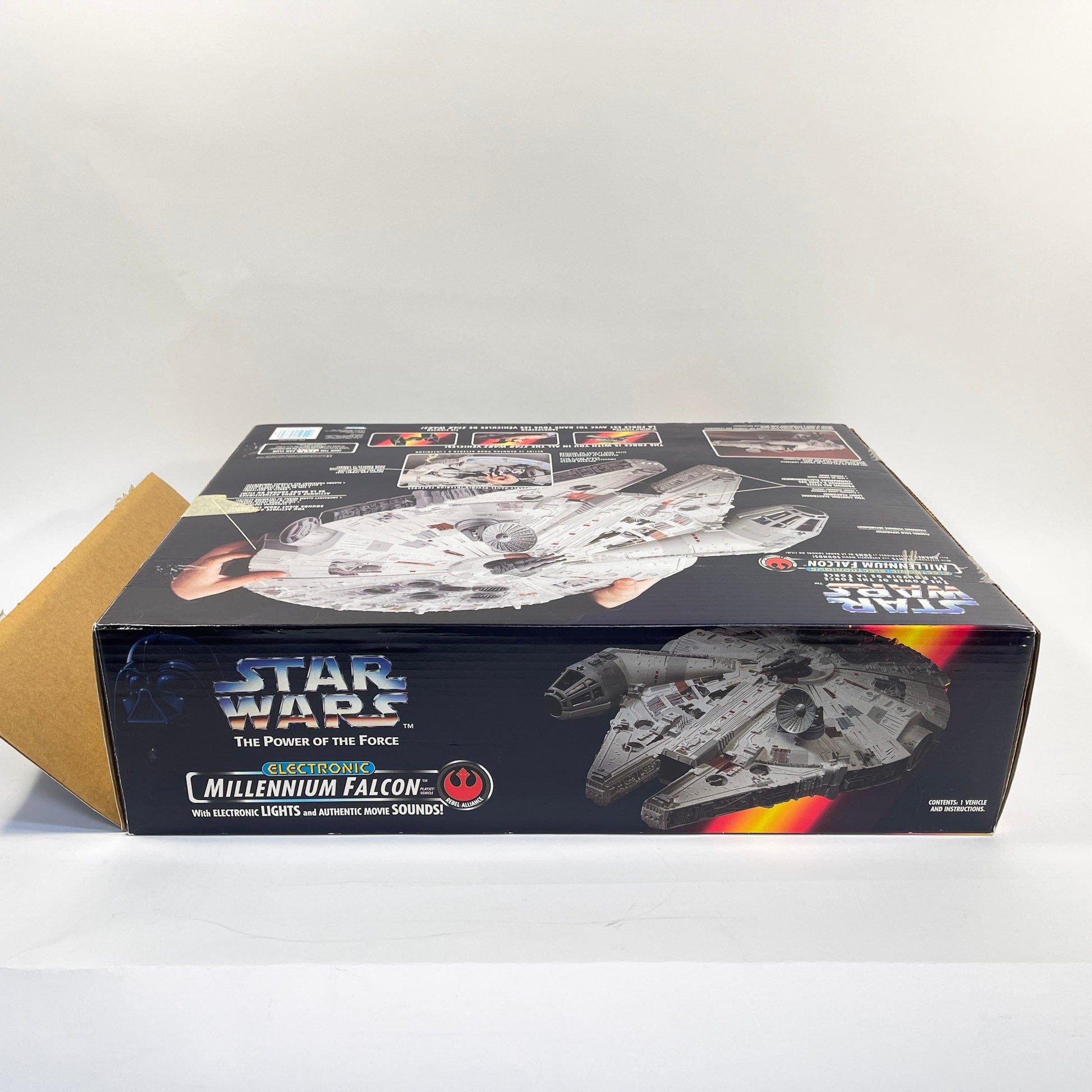 Vintage Hasbro Star Wars Mid Ships Millennium Falcon - Power of the Force 1995 - Kenner Star Wars Vehicle - MIOP