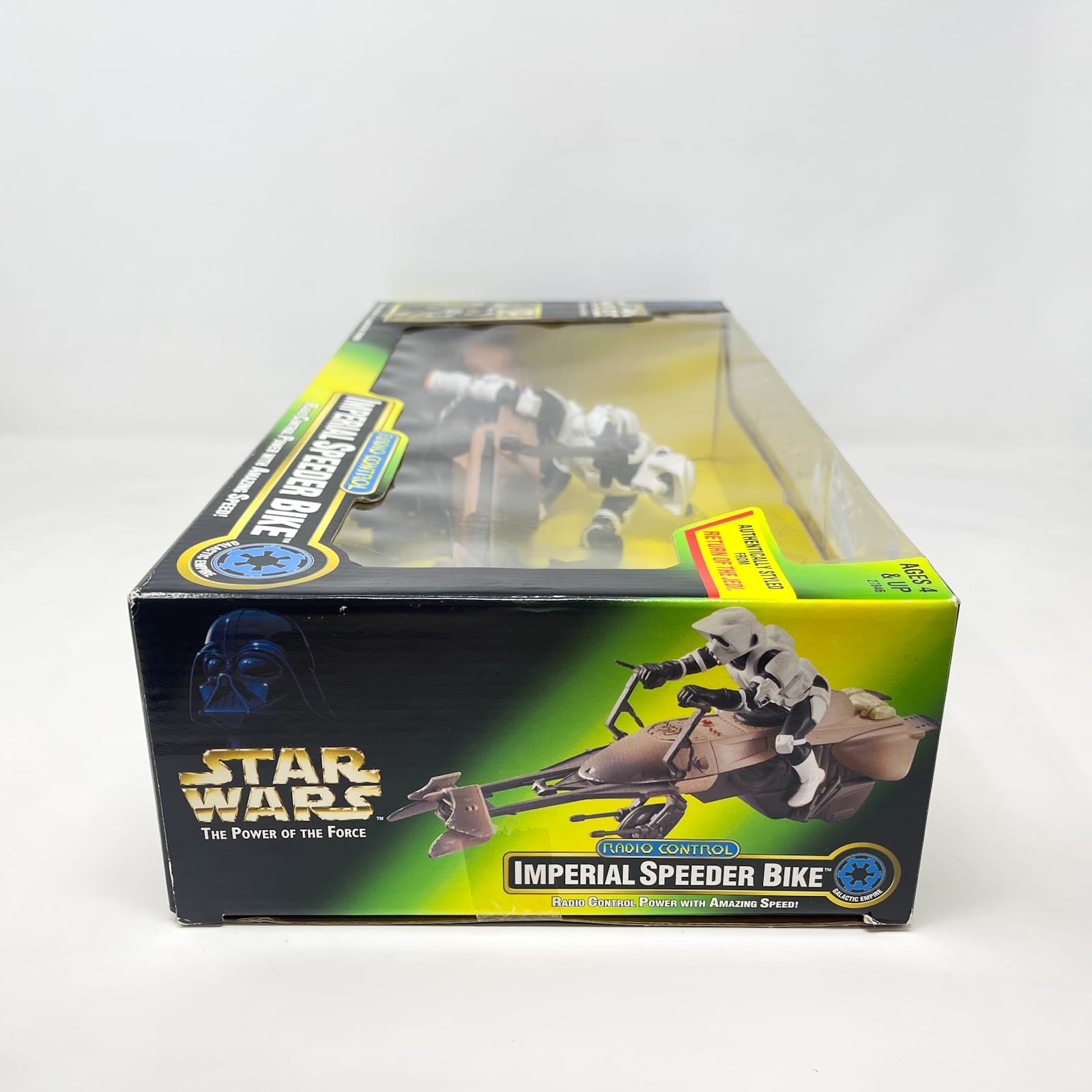 Vintage Hasbro Star Wars Mid Ships Radio Controlled Imperial Speeder Bike 1997 - Hasbro POTF2 - Sealed