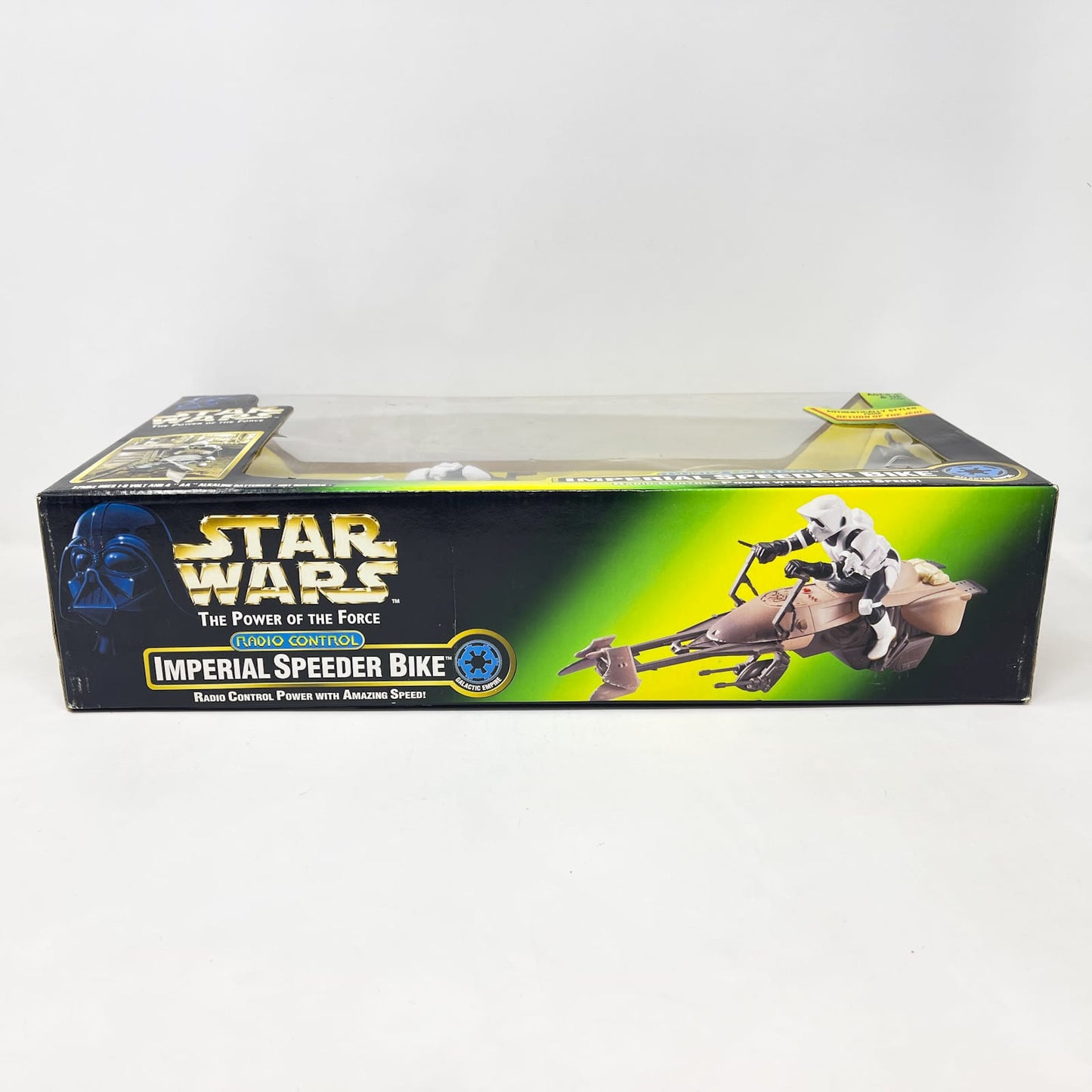 Vintage Hasbro Star Wars Mid Ships Radio Controlled Imperial Speeder Bike 1997 - Hasbro POTF2 - Sealed