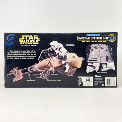 Vintage Hasbro Star Wars Mid Ships Radio Controlled Imperial Speeder Bike 1997 - Hasbro POTF2 - Sealed
