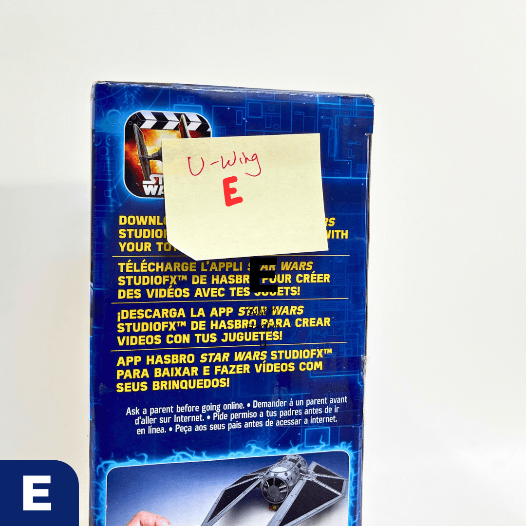 Vintage Hasbro Star Wars Mid Ships Rebel U-Wing with Cassian Andor (2016) - Rogue One 3.75" Scale Ship - Hasbro Star Wars Vehicle - MISB