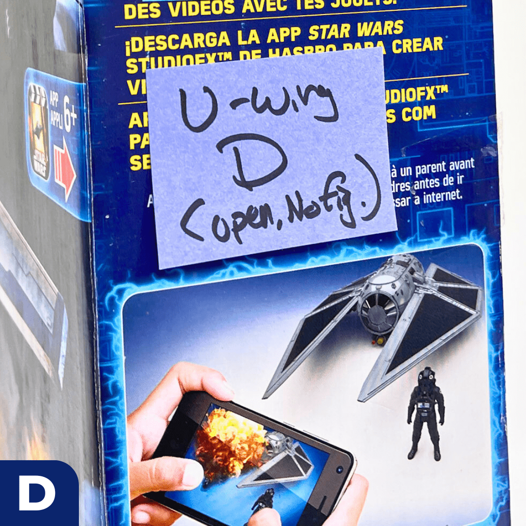 Vintage Hasbro Star Wars Mid Ships Rebel U-Wing with Cassian Andor (2016) - Rogue One 3.75" Scale Ship - Hasbro Star Wars Vehicle - MISB