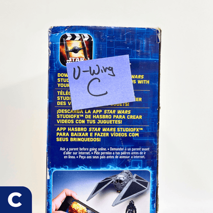 Vintage Hasbro Star Wars Mid Ships Rebel U-Wing with Cassian Andor (2016) - Rogue One 3.75" Scale Ship - Hasbro Star Wars Vehicle - MISB