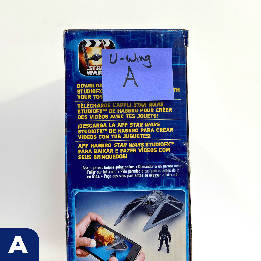 Vintage Hasbro Star Wars Mid Ships Rebel U-Wing with Cassian Andor (2016) - Rogue One 3.75" Scale Ship - Hasbro Star Wars Vehicle - MISB