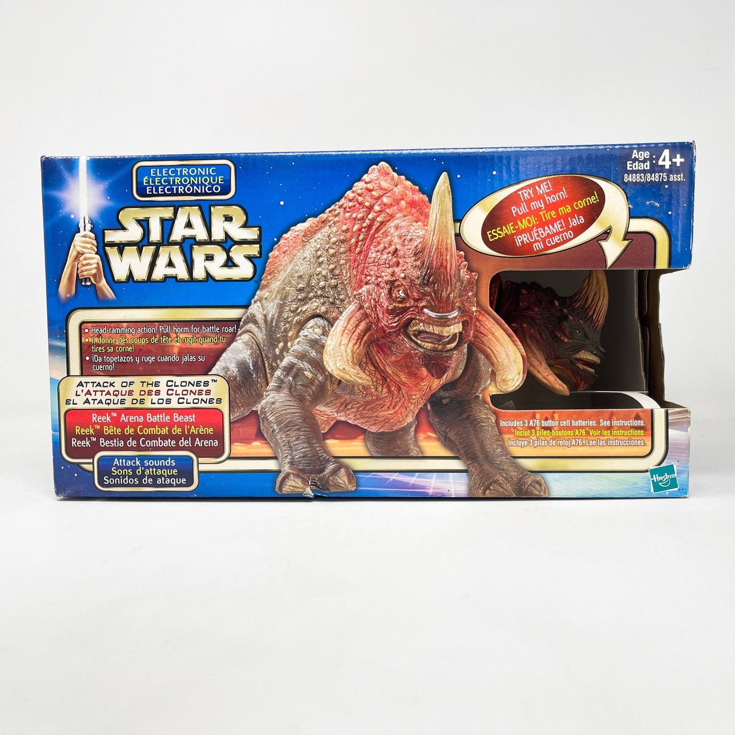 Vintage Hasbro Star Wars Mid Ships Reek Arena Battle Beast (2002) - Hasbro Saga Collection Attack of the Clones - MISB