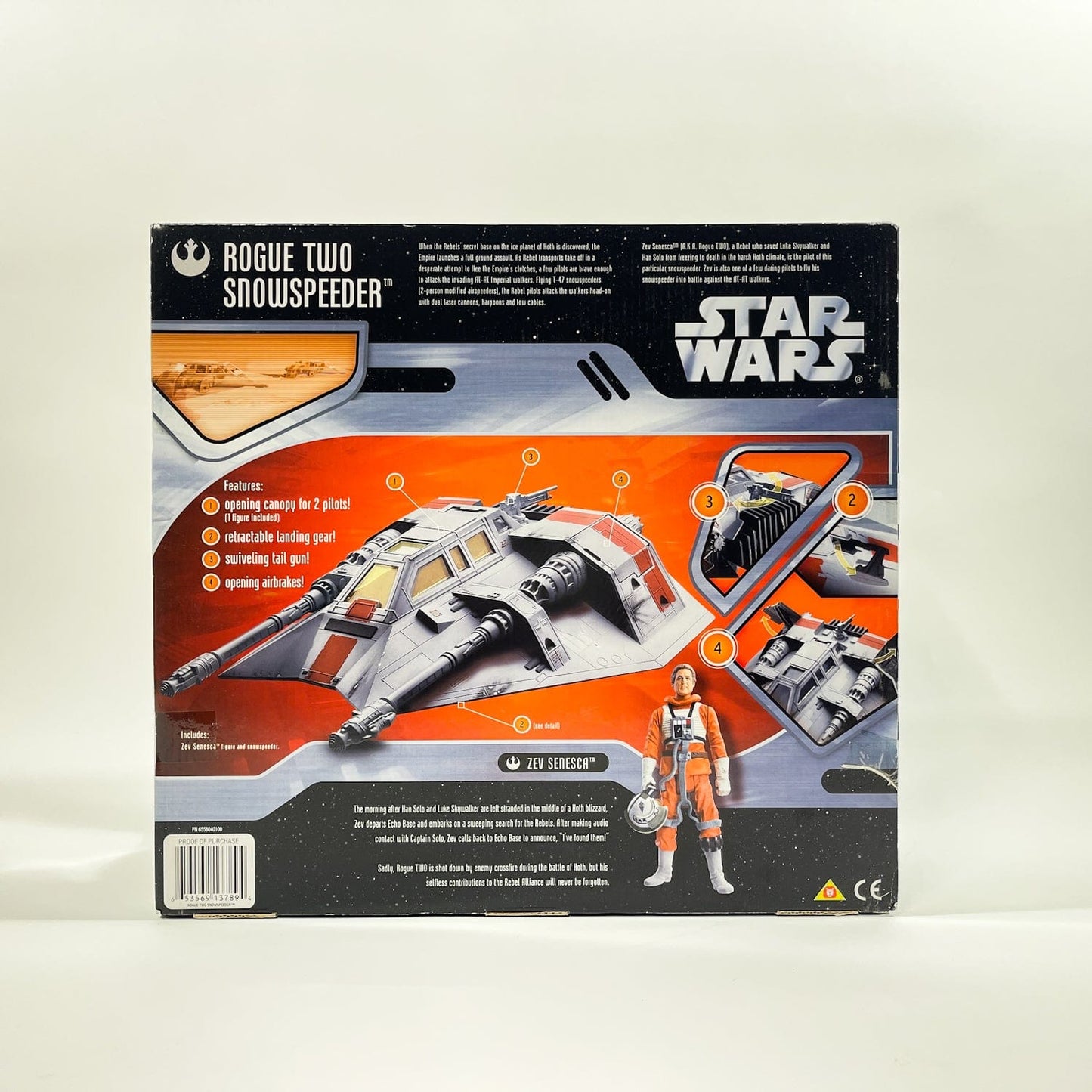 Vintage Hasbro Star Wars Mid Ships Rogue Two Snowspeeder (2006)- Hasbro Saga Collection MISB